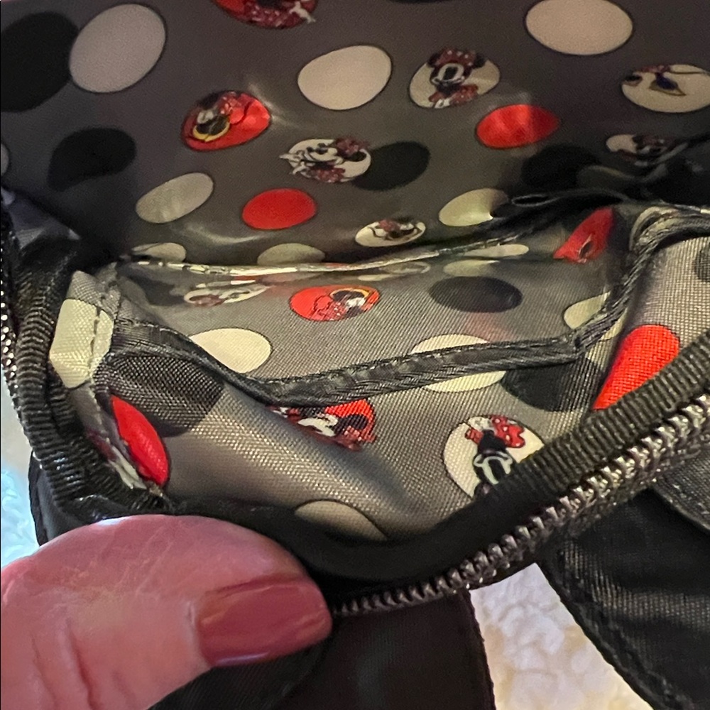 Disney Parks Minnie Mouse Lug Crossbody Bag, NWT, non smoking, pet free home. - Picture 5 of 9